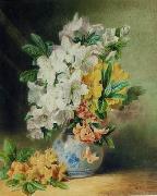 unknow artist Floral, beautiful classical still life of flowers.035 oil painting reproduction